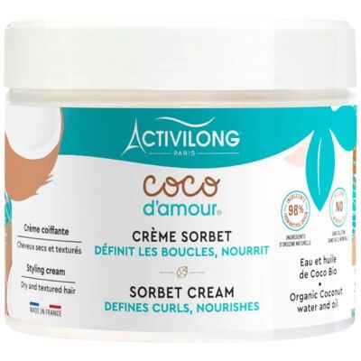Activilong Crème Coco d'Amour pour Boucles - 300g - Publicité Activilong Crème Coco d'Amour pour Boucles - 300g - Publicité