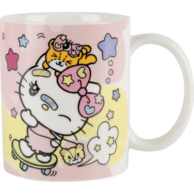 Konix Hello Kitty Mok - 320ml - Keramiek - Vaatwasserbestendig Konix Hello Kitty Mok - 320ml - Keramiek - Vaatwasserbestendig
