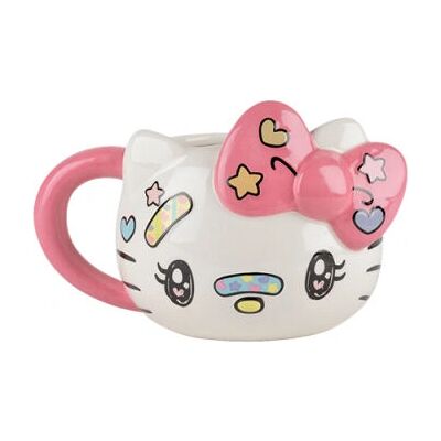 Mug Konix Hello Kitty 3D - Multicolore - 320ml - Mug - Kawaii - Sanrio - Publicité Mug Konix Hello Kitty 3D - Multicolore - 320ml - Mug - Kawaii - Sanrio - Publicité