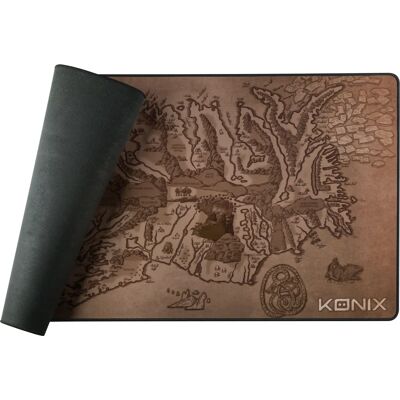 Konix Arnafelds Gaming Muismat - XXL, Rubberen basis, Glad oppervlak Konix Arnafelds Gaming Muismat - XXL, Rubberen basis, Glad oppervlak