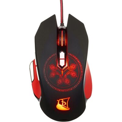 Konix Drakkar Heimdall Gaming-Maus - 4000 DPI - Rechtshänder USB Konix Drakkar Heimdall Gaming-Maus - 4000 DPI - Rechtshänder USB