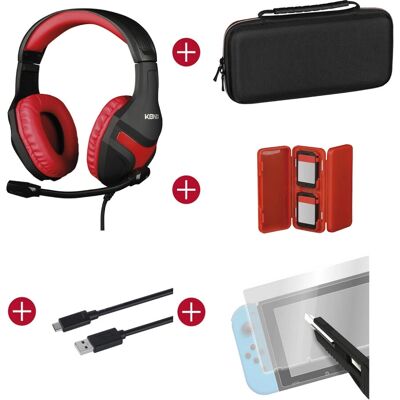 Kit d'accessoires pour console de jeux Konix 61881109644 - Nintendo Switch - Publicité Kit d'accessoires pour console de jeux Konix 61881109644 - Nintendo Switch - Publicité