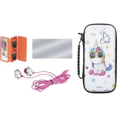 Ensemble d'accessoires pour console de jeu Konix Unik 61881111922 - Licorne - Publicité Ensemble d'accessoires pour console de jeu Konix Unik 61881111922 - Licorne - Publicité