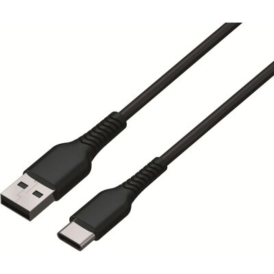 Câble USB Konix 61881112606 - 3m - USB A à USB C - Noir - Câble USB - Publicité Câble USB Konix 61881112606 - 3m - USB A à USB C - Noir - Câble USB - Publicité