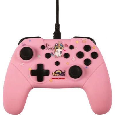 Konix Be Funky Pink USB Gamepad - Manette Konix Be Funky Pink USB Gamepad - Manette