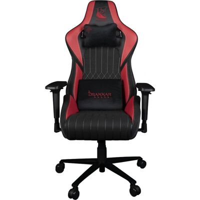 Konix Drakkar 78441117720 PC Gaming Stuhl - Gepolstert, Schwarz & Rot Konix Drakkar 78441117720 PC Gaming Stuhl - Gepolstert, Schwarz & Rot