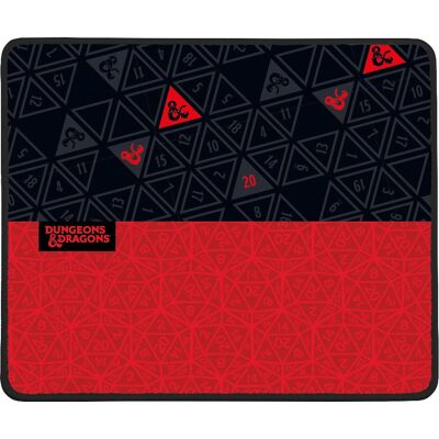 Konix Gaming Muismat - Rood & Zwart - 32x27cm Konix Gaming Muismat - Rood & Zwart - 32x27cm