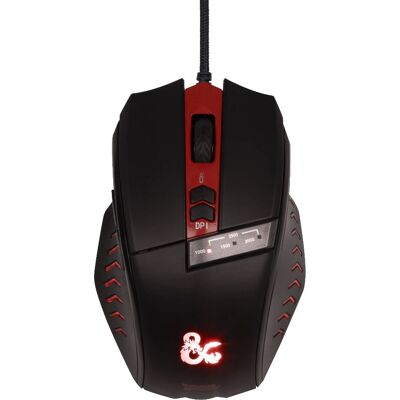 Mouse Gaming Konix KX DND - Destra, 2500 DPI, USB Mouse Gaming Konix KX DND - Destra, 2500 DPI, USB