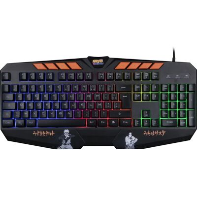 Clavier Konix KX GAMING - Rétroéclairé AZERTY Noir Clavier Konix KX GAMING - Rétroéclairé AZERTY Noir