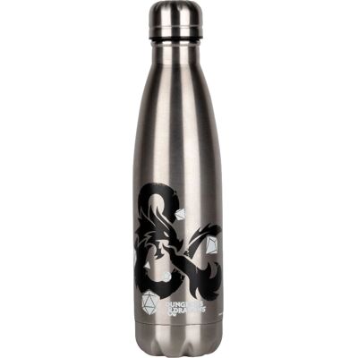 Bouteille isotherme Dungeons & Dragons Argentée - Konix - 500ml Bouteille isotherme Dungeons & Dragons Argentée - Konix - 500ml
