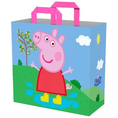 Konix Peppa Pig Multicolore - Sac de Courses - Écologique - Publicité Konix Peppa Pig Multicolore - Sac de Courses - Écologique - Publicité