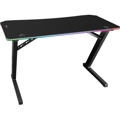 Scrivania Gaming Konix Spectra Nera - Illuminazione LED, Superficie Ampia, Accessori Scrivania Gaming Konix Spectra Nera - Illuminazione LED, Superficie Ampia, Accessori