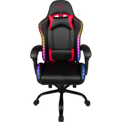 Sedia Gaming Konix Phantom - RGB, Regolabile, Nera, Rossa Sedia Gaming Konix Phantom - RGB, Regolabile, Nera, Rossa