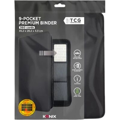 Album de Cartes Konix 78449000020 - 360 Cartes - Finition PU Premium Album de Cartes Konix 78449000020 - 360 Cartes - Finition PU Premium
