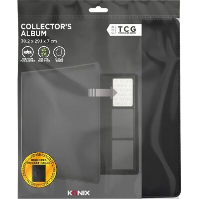 Konix 78449000021 Raccoglitore ad anelli per carte da collezione - Album resistente Konix 78449000021 Raccoglitore ad anelli per carte da collezione - Album resistente