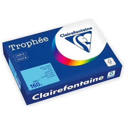 Clairefontaine Trophée Pastell farbiges Papier - A4 - 160g - 250 Blatt Clairefontaine Trophée Pastell farbiges Papier - A4 - 160g - 250 Blatt