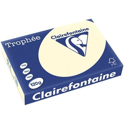 Clairefontaine Pastel Kopieerpapier - Zand - A4 - 120g/m² Clairefontaine Pastel Kopieerpapier - Zand - A4 - 120g/m²