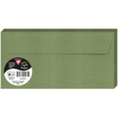 Clairefontaine Pollen DL-omslag - Papper, FSC, Syrefritt, Grön Clairefontaine Pollen DL-omslag - Papper, FSC, Syrefritt, Grön
