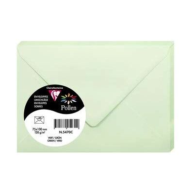 Clairefontaine Pollen Boríték Rose hortensia 75x100mm - 20 db x 4 - Boríték típus Clairefontaine Pollen Boríték Rose hortensia 75x100mm - 20 db x 4 - Boríték típus