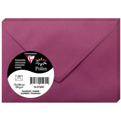 Clairefontaine Framboise Pollen Boríték 75x100mm - Savas Mentes, FSC Tanúsítvánnyal Clairefontaine Framboise Pollen Boríték 75x100mm - Savas Mentes, FSC Tanúsítvánnyal