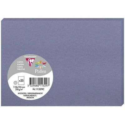Cartes Pollen Myosotis Clairefontaine - Sans Acide FSC 110x155mm Cartes Pollen Myosotis Clairefontaine - Sans Acide FSC 110x155mm