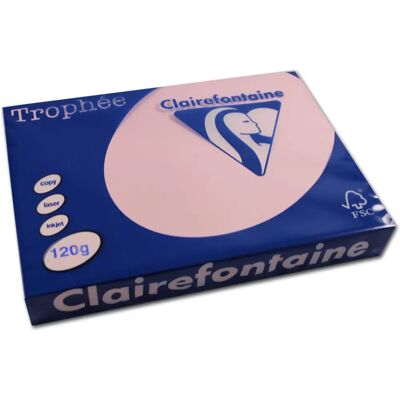 Clairefontaine Rosa Trophée A4 - Färgat papper för kopiering Clairefontaine Rosa Trophée A4 - Färgat papper för kopiering