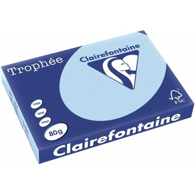 Clairefontaine Trophée A3 Kopierpapier - Eisblau, 80 g Clairefontaine Trophée A3 Kopierpapier - Eisblau, 80 g