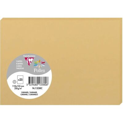 Clairefontaine Karamell Pollen Kártyák - Kártyák Clairefontaine Karamell Pollen Kártyák - Kártyák