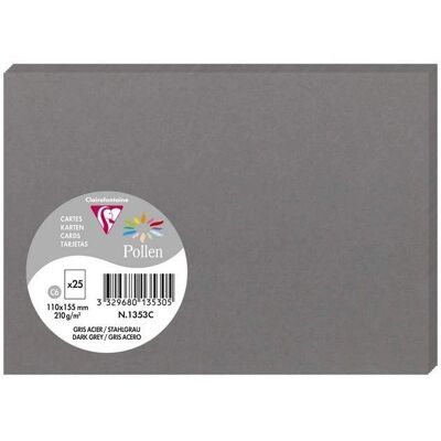 Clairefontaine Pollen Karten - Rose hortensia - 110x155mm - 25 Stk - Schwergewichtig Clairefontaine Pollen Karten - Rose hortensia - 110x155mm - 25 Stk - Schwergewichtig