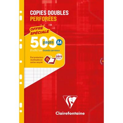 Clairefontaine Modell 14791C - A4 Franskt linjerat papper - 250 ark Clairefontaine Modell 14791C - A4 Franskt linjerat papper - 250 ark