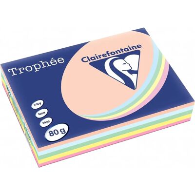 Clairefontaine 1703C tryckpapper A4 - Flerfärgat - 80g Clairefontaine 1703C tryckpapper A4 - Flerfärgat - 80g