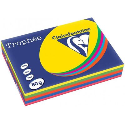 Clairefontaine Trophée A4 Farbpappe - 80g/500 Blatt Clairefontaine Trophée A4 Farbpappe - 80g/500 Blatt