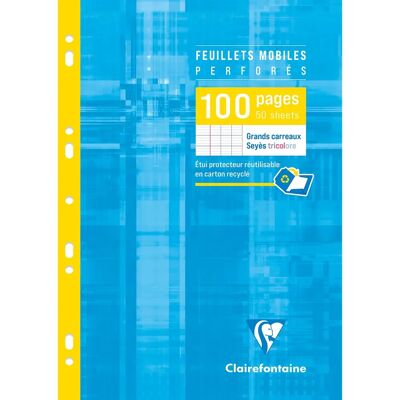 Clairefontaine 10 Feuilles A4 Grille Seyès - Papeterie - Publicité Clairefontaine 10 Feuilles A4 Grille Seyès - Papeterie - Publicité