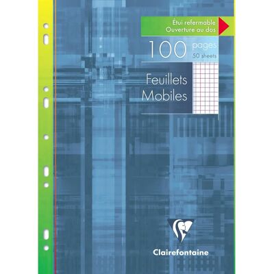 Insertions pour classeur Clairefontaine 17322C - A4, 50 feuilles, Blanc - Publicité Insertions pour classeur Clairefontaine 17322C - A4, 50 feuilles, Blanc - Publicité
