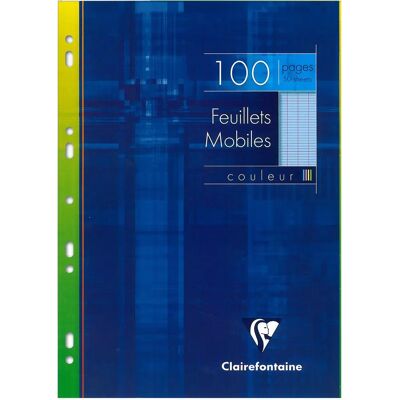 Clairefontaine A4 Farbige Blätter - Packung mit 10 Blau türkis Clairefontaine A4 Farbige Blätter - Packung mit 10 Blau türkis