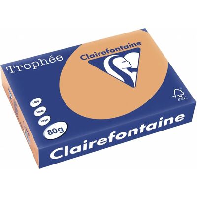 Clairefontaine Caramel A4 - 80g/m² - Kolorowy Papier Clairefontaine Caramel A4 - 80g/m² - Kolorowy Papier