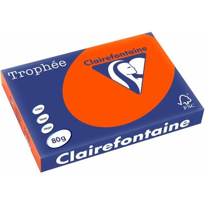 Papier d'imprimante Clairefontaine Trophée A3 80g - Produit de bureau - Publicité Papier d'imprimante Clairefontaine Trophée A3 80g - Produit de bureau - Publicité