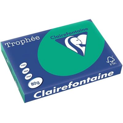 Clairefontaine Trophée tannengrün A3 Kopierpapier - 80g/m² Clairefontaine Trophée tannengrün A3 Kopierpapier - 80g/m²