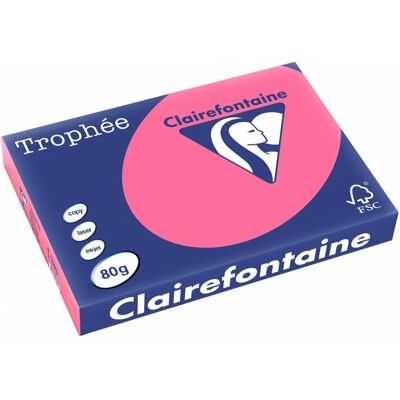 Clairefontaine 500 Blatt A3 Fuchsia Druckerpapier - Büromaterial Clairefontaine 500 Blatt A3 Fuchsia Druckerpapier - Büromaterial
