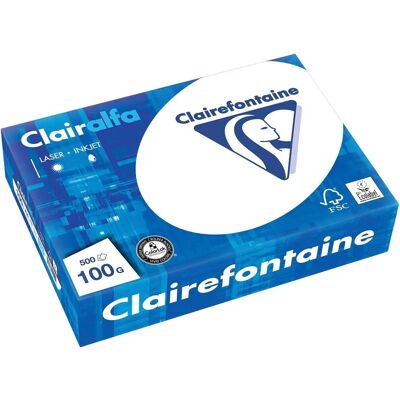 Clairefontaine Clairalfa Kopierpapier - A4 100g/m² - Weiß Clairefontaine Clairalfa Kopierpapier - A4 100g/m² - Weiß