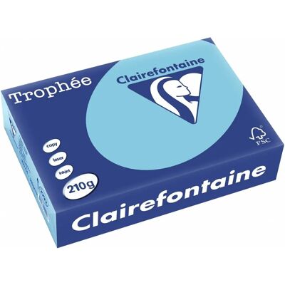 Clairefontaine Trophée Pastell - Blau A4 210g/250 Blatt Clairefontaine Trophée Pastell - Blau A4 210g/250 Blatt