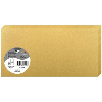 Pollen von Clairefontaine Gold Kopierpapier Doppelkarte - Frankreich Pollen von Clairefontaine Gold Kopierpapier Doppelkarte - Frankreich