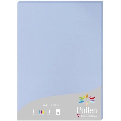 Clairefontaine Pollen Kék A4 Nyomtatópapír - 25 Lap Clairefontaine Pollen Kék A4 Nyomtatópapír - 25 Lap