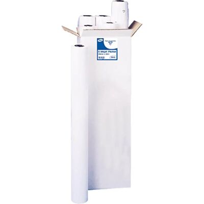 Rouleau de papier traceur jet d'encre blanc Clairefontaine - 914 mm x 50 m - Lot de 6 - Publicité Rouleau de papier traceur jet d'encre blanc Clairefontaine - 914 mm x 50 m - Lot de 6 - Publicité