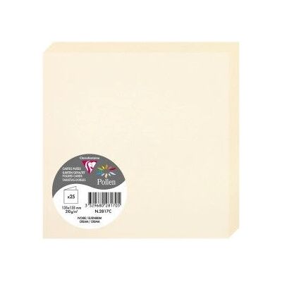 Clairefontaine 2817C Gratuláció / részvételi kártya Előlap Ivory - Üdvözlet / Gyász Clairefontaine 2817C Gratuláció / részvételi kártya Előlap Ivory - Üdvözlet / Gyász