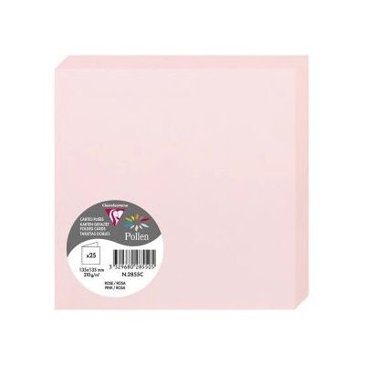 Clairefontaine Modell 2855C - Rosa - Hälsningskort Clairefontaine Modell 2855C - Rosa - Hälsningskort