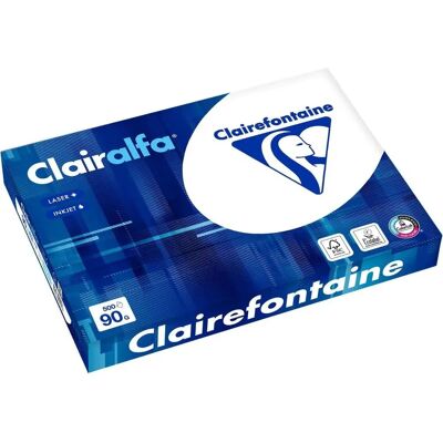 Clairefontaine Universalpapier Clairalfa FSC Premium - A3 - 90g/m² - Hochweiß Clairefontaine Universalpapier Clairalfa FSC Premium - A3 - 90g/m² - Hochweiß