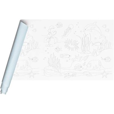 Clairefontaine Rouleau Thème Mer - 120g Papier Peint à Peindre - Publicité Clairefontaine Rouleau Thème Mer - 120g Papier Peint à Peindre - Publicité