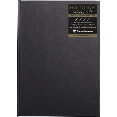 Clairefontaine Modèle 34243C Carnet A4 - Noir - Reliure cousue - Publicité Clairefontaine Modèle 34243C Carnet A4 - Noir - Reliure cousue - Publicité