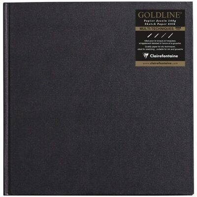 Clairefontaine 134241C - High-Quality White Sketchbook - Square 20x20cm Clairefontaine 134241C - High-Quality White Sketchbook - Square 20x20cm